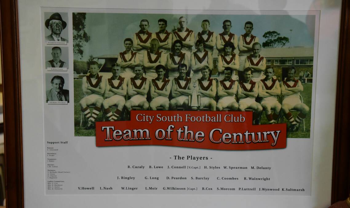 GLORY DAYS: The City-South team of the century (1880-1980) boasts some great names of Tasmanian football for one of the state's most successful clubs.