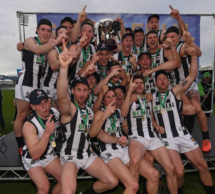 TARGET: State League reigning premier Glenorchy will be the hunted in the 2017 TSL season under premiership coach Aaron Cornelius.