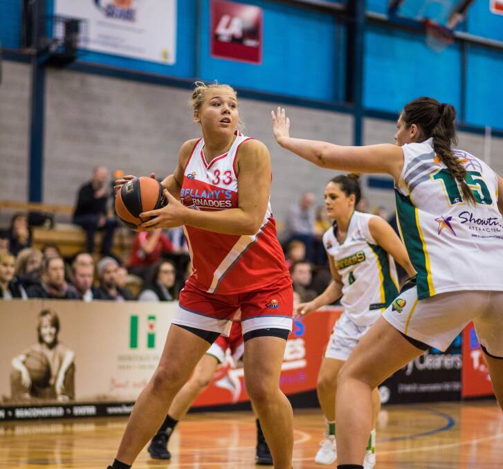 STAR: Nothing could stop Tayla Roberts as she scored 24 points and had 12 rebounds in the Torns come from behind win over Dandenong. Picture: Scott Gelston