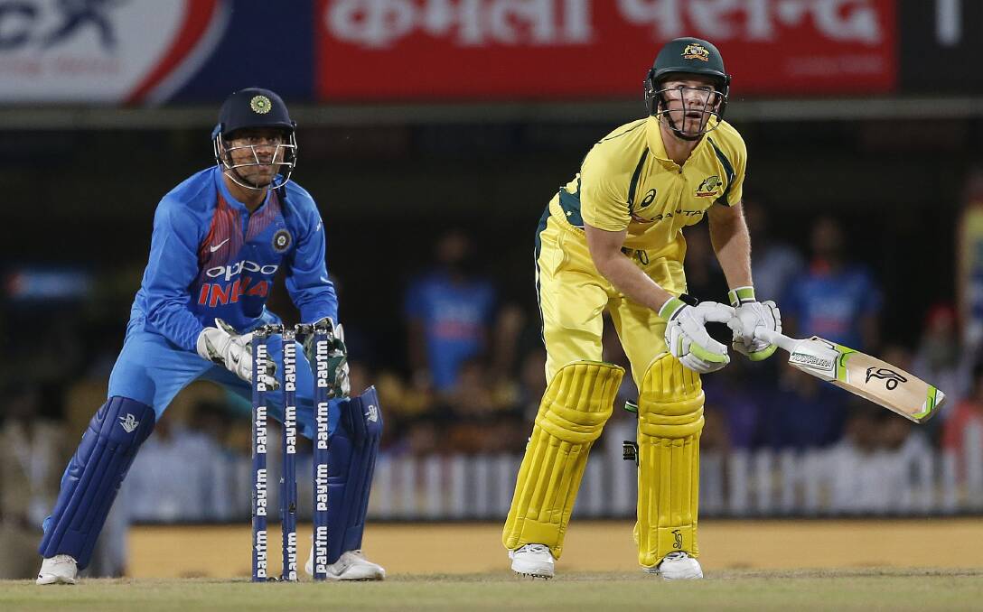 EYES ON IT: Tasmania's Tim Paine in action during Australia's recent T20I series against India. Paine will return to the Tigers on Tuesday. Picture: AP