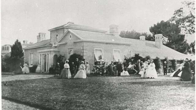 Fashions on the lawn: Croquet at Woolmers. Picture: Supplied 