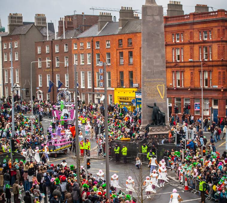 Parades: Will be held across the globe on March 17, Dublin will play host to the largest parade, attracting over 500,000 people each year. 