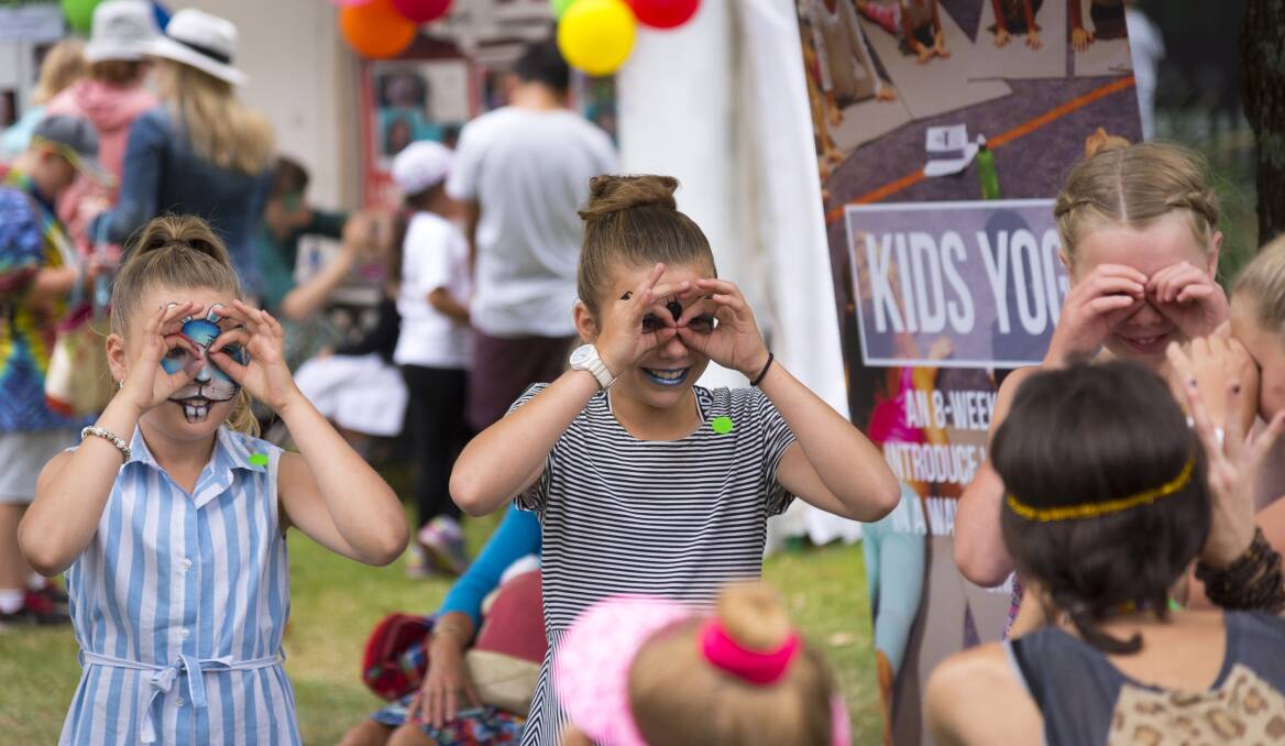 Festivale Fun: Face painting for all, why not spend the day as a tiger, princess or mermaid. Picture: Rob Burnett 
