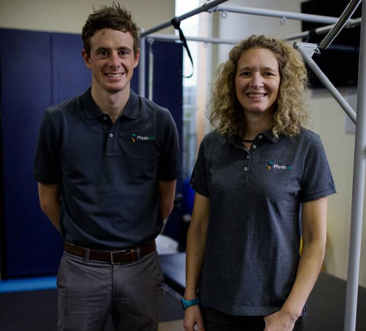 New name: Physiotas directors Joseph McCormack and Lia Giovanovits. Picture: Supplied. 