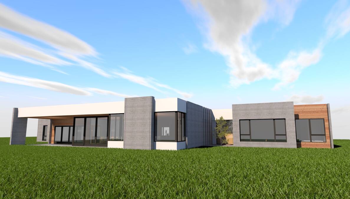 No limit on luxury: A Design to Live artist impression of one of the three properties they have designed for Hawthorn Park, Carrick. Picture: Supplied. 