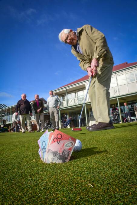COMMUNITY: Launceston Golf Club life member Eddie Kerfoot. Picture: Paul Scambler
