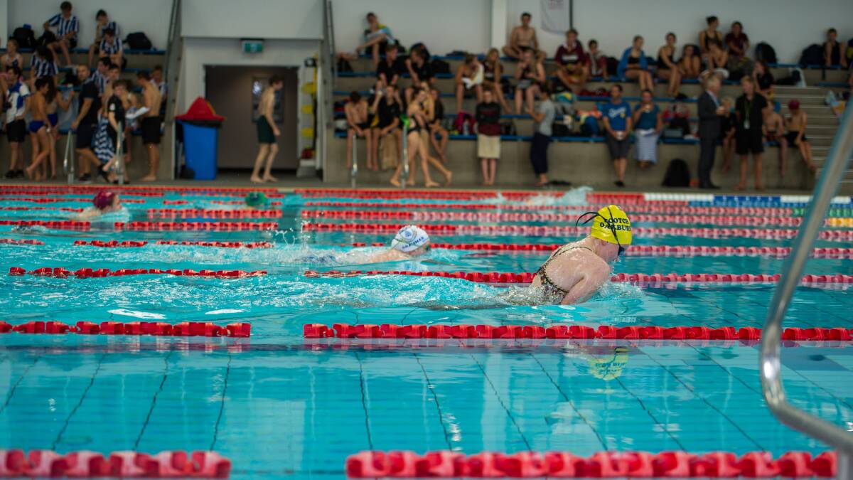 Photos from the Northern Tasmanian independent schools swimming carnival at Launceston Aquatic
