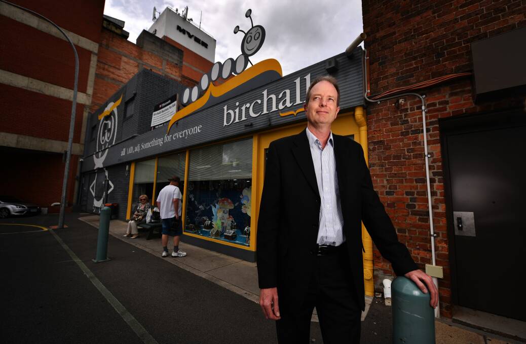 Birchalls general manager Graeme Tilley at the iconic Brisbane Street store.