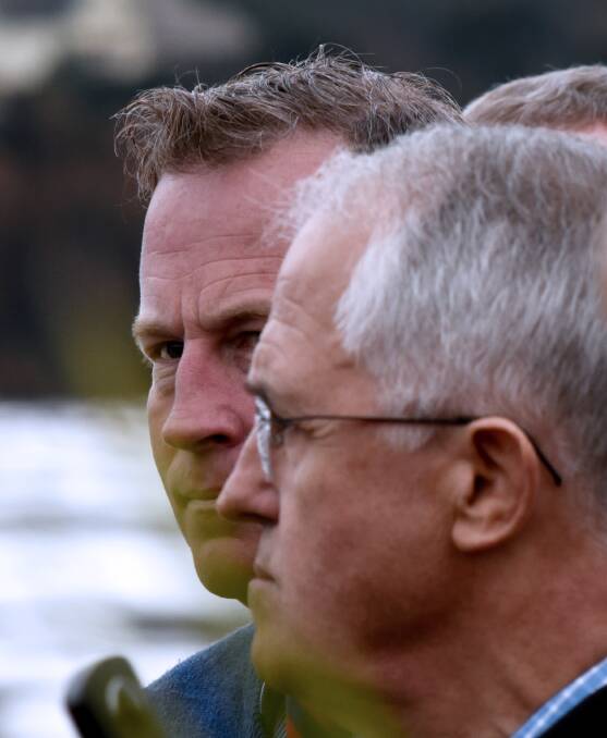 FLOOD FUNDING: Premier Will Hodgman and Prime Minister Malcolm Turnbull announce funding for flood victims and affected councils in Launceston.