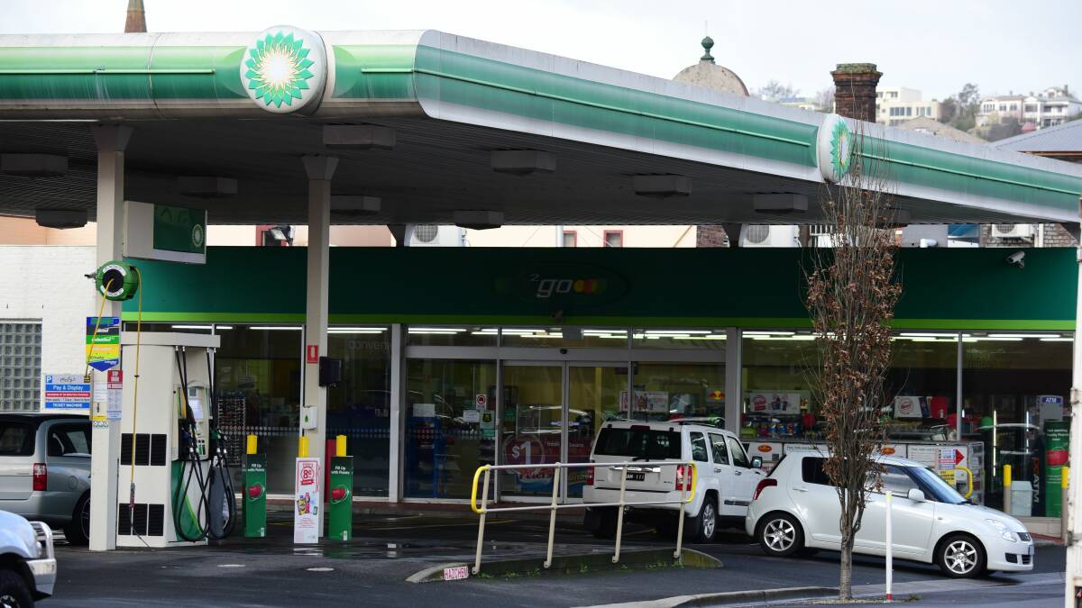 This service station on Wellington Street in Launceston was one of the 33 sites surveyed by the ACCC over the past year.
