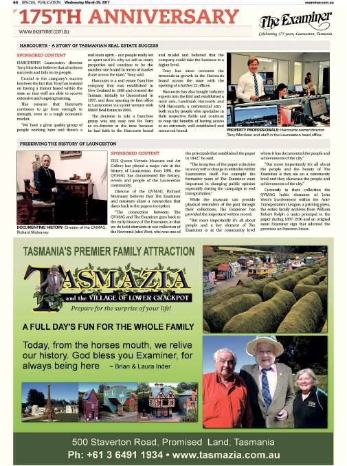 The Examiner’s 175th anniversary publication