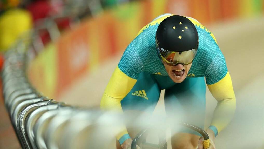 Matthew Glaetzer of Australia competes in the men's sprint qualifying on Day 7. Photo: Julian Finney/Getty Images