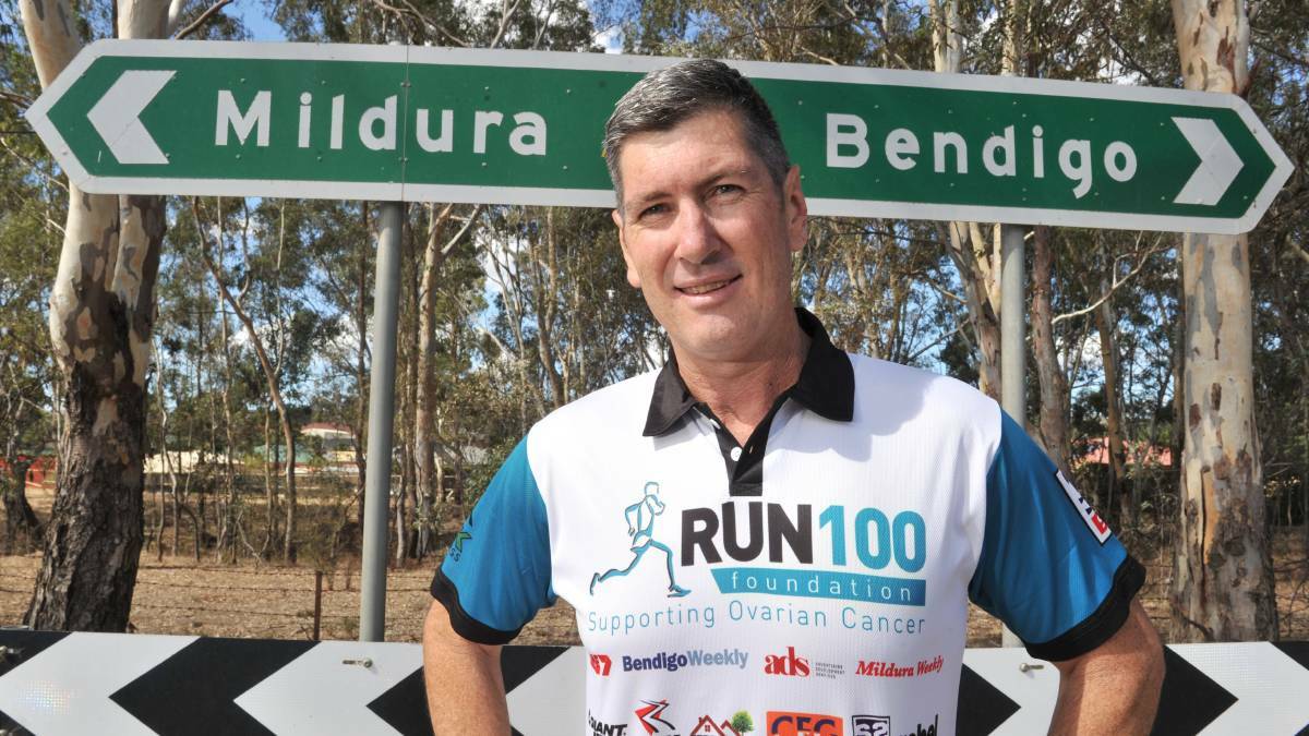 QUESTIONS: Run100 Foundation founder and president Jeff Brennan, pictured here ahead of his Bendigo to Mildura fundraising run, says he will do "everything within my power" to deliver on his promises. Picture: NONI HYETT
