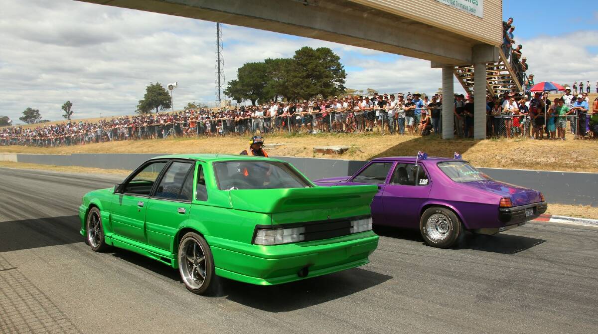 DRIFT: Cruise and drift car enthusiasts will converge on Symmons Plains raceway to experience Powercruise.Picture: Supplied