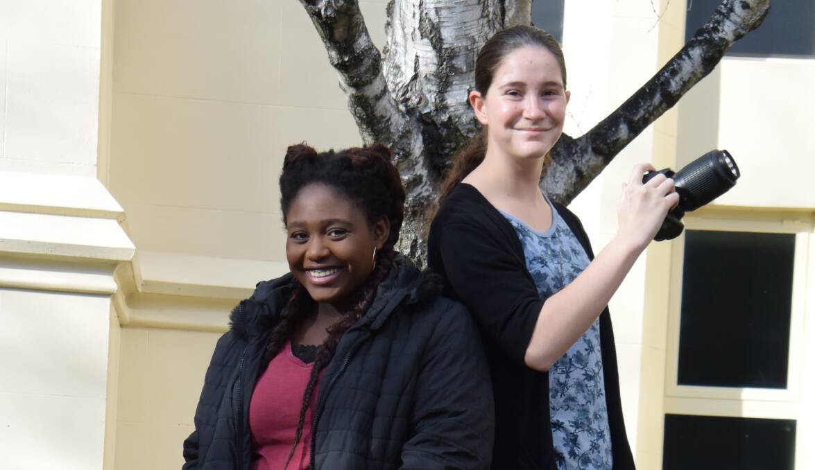 INSPIRED: Claudia Kargbo and Emily Reeve both want to change the world in their own ways. Being awarded a dream grant will help them get there.