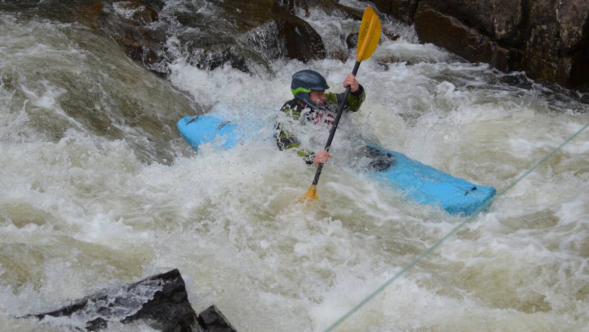 Second day of whitewater competition