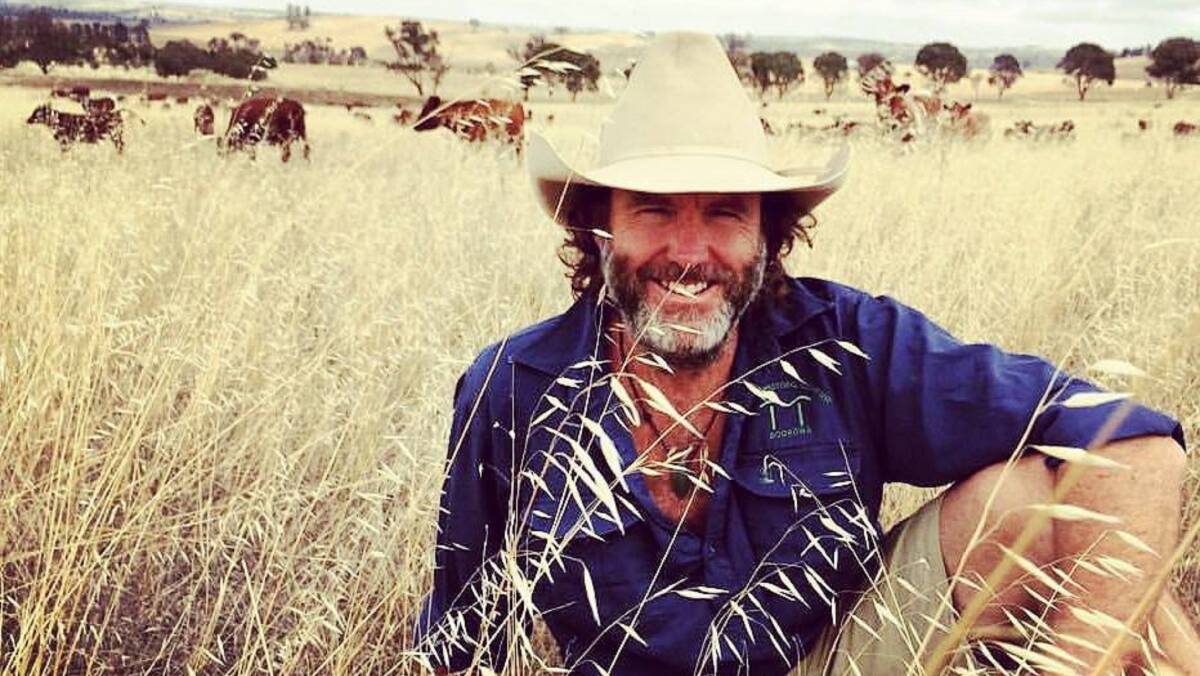 SUSTAINABLE: Farmer Charlie Arnott will be leading a trek to support sustainable farming. Picture: Supplied