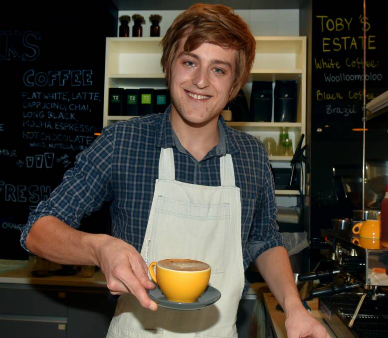 COFFEE EXPERT: Barista Daniel Britton at Inside Cafe Launceston is looking forward to International Coffee Day on Saturday, October 1. It will be the second annual International Coffee Day. Picture: Neil Richardson.