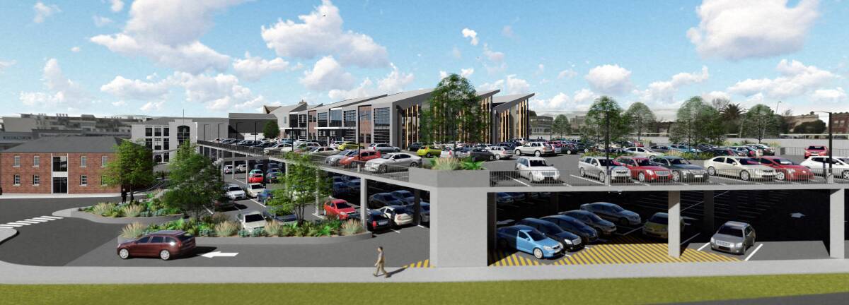 An artist's impression of the completed development.