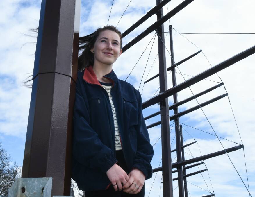 YOUNG LEADER: Chloe Marshall is looking forward to her adventure on the Windeward Bound. The Launceston College student is taking part in a youth leadership challenge from December 10 to 19. Picture Neil Richardson