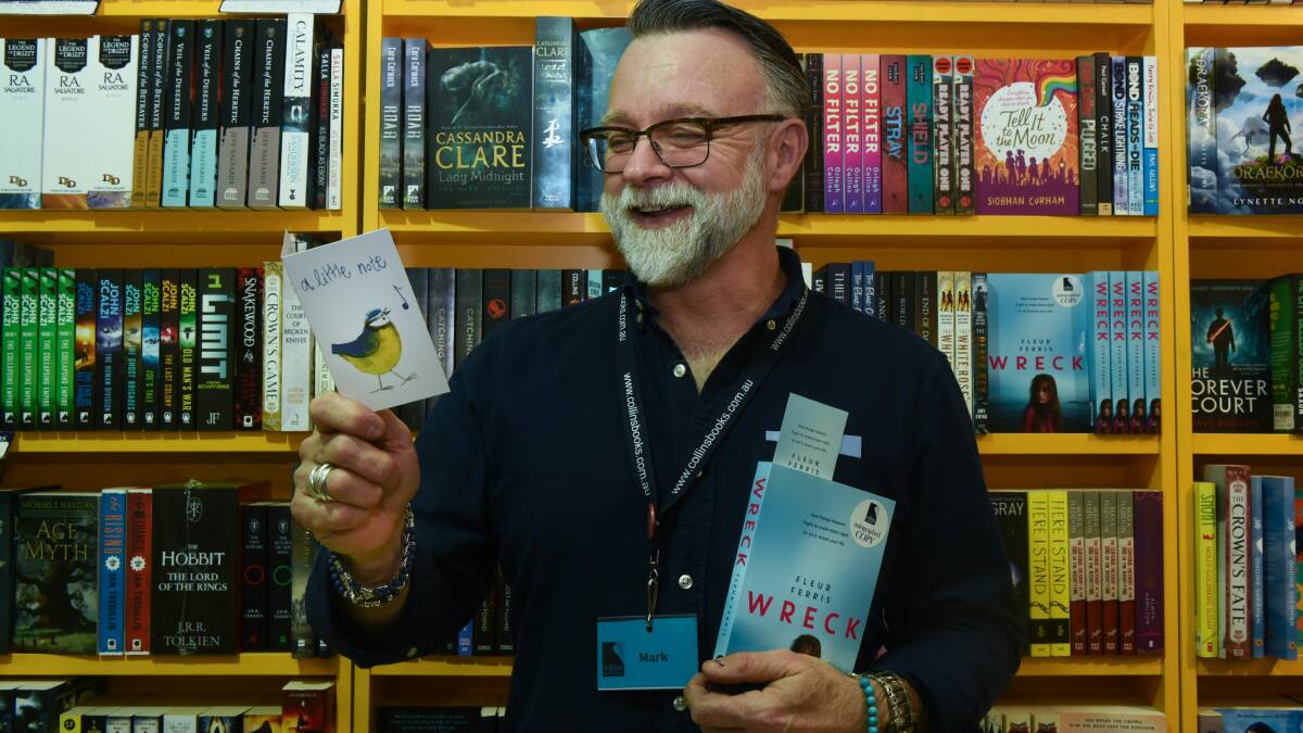 RARE CHANCE: Collins Booksellers manager Mark Stevens is excited to share Love Your Bookshop Day with his customers.