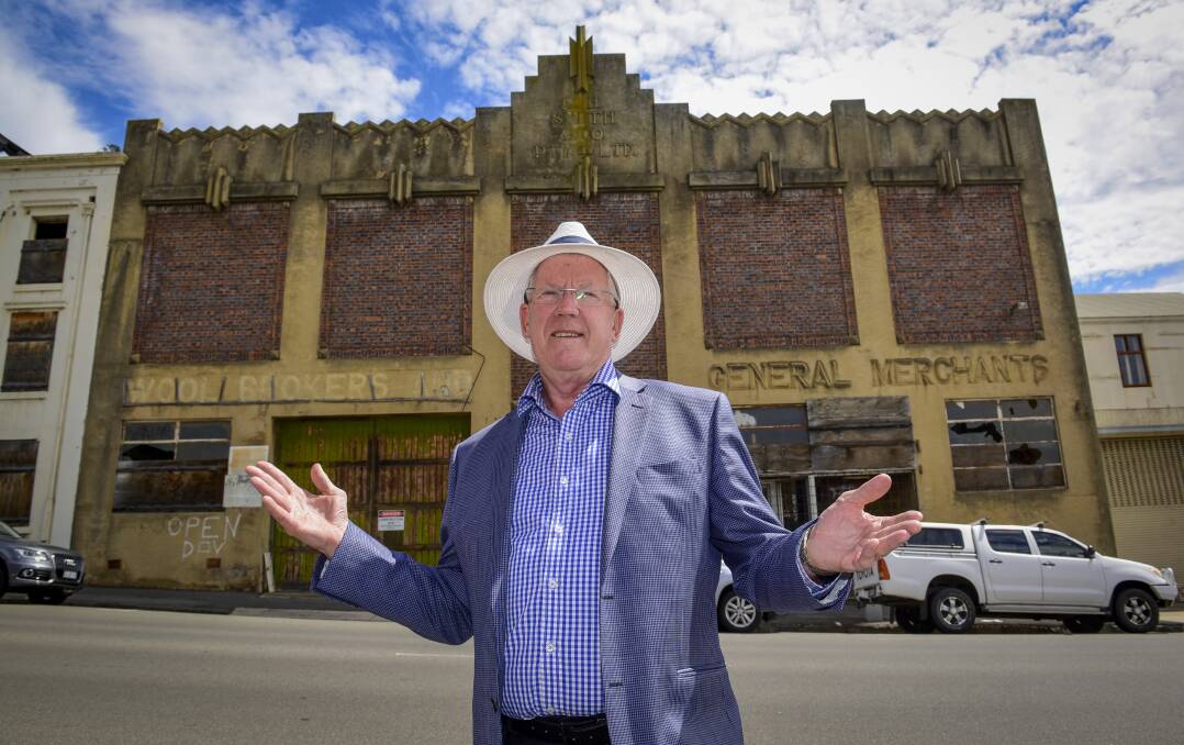 APPROVED: Launceston businessman and developer of the CH Smith site Errol Stewart told the Launceston City Council at its meeting there was "little doubt that if you approve it today, it will get up." Picture: Paul Scambler.