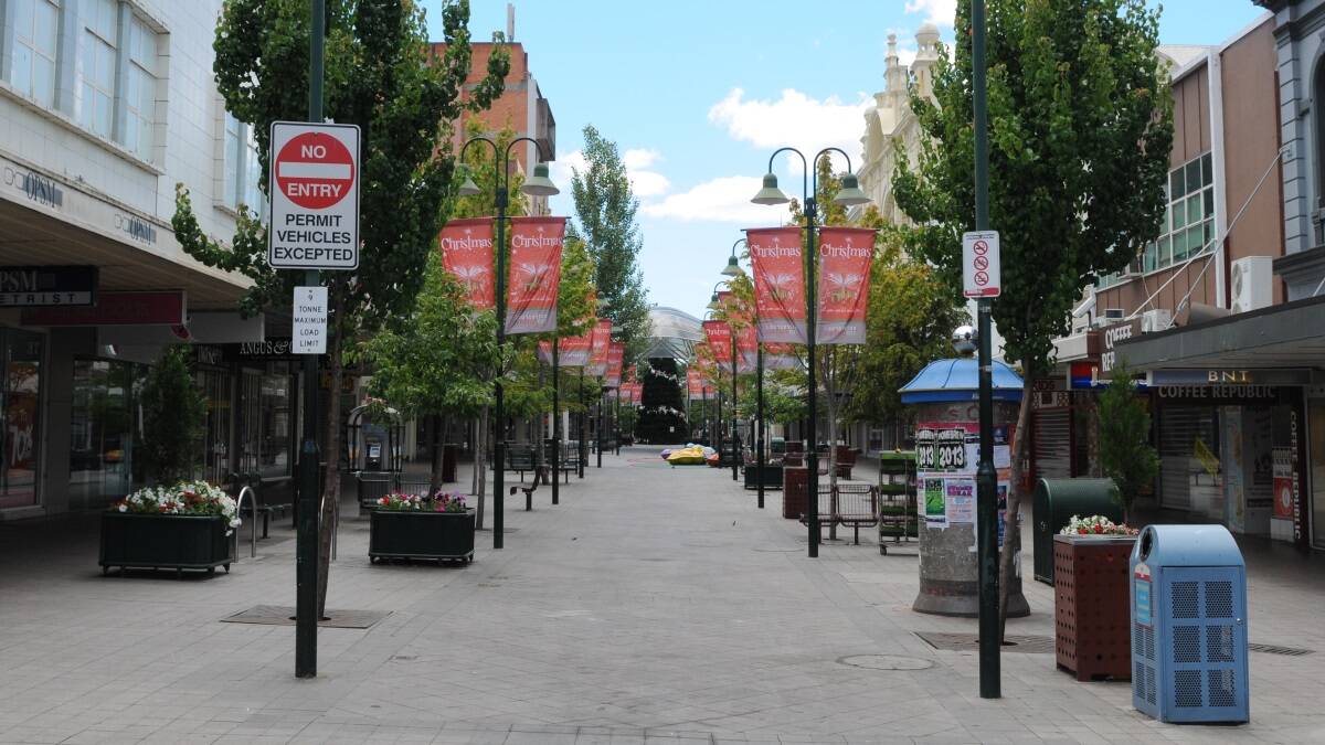 The Brisbane Street Mall is one of the locations which would be managed by the proposed by-law.