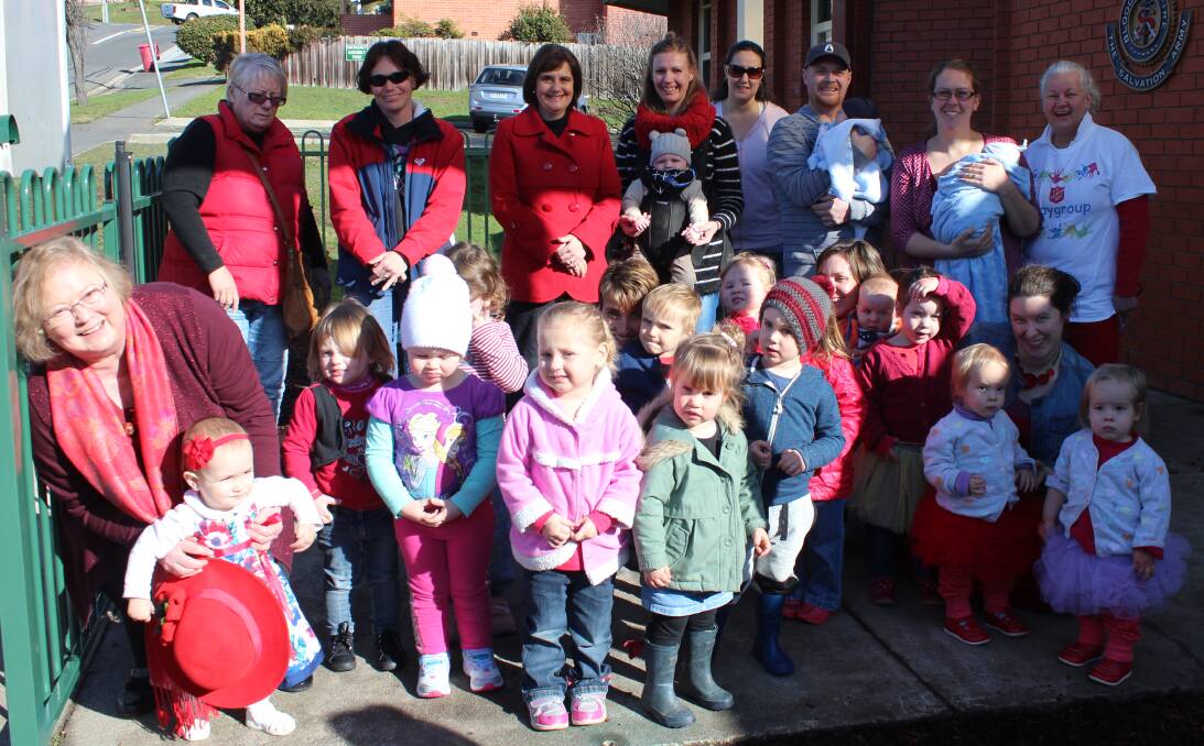 FUN FOR ALL: Parents and children from Launceston and Kings Meadows join together for the official opening of Doorways to Parenting Facility. The Salvation Army is federally funded to provide the new playgroup and playground.