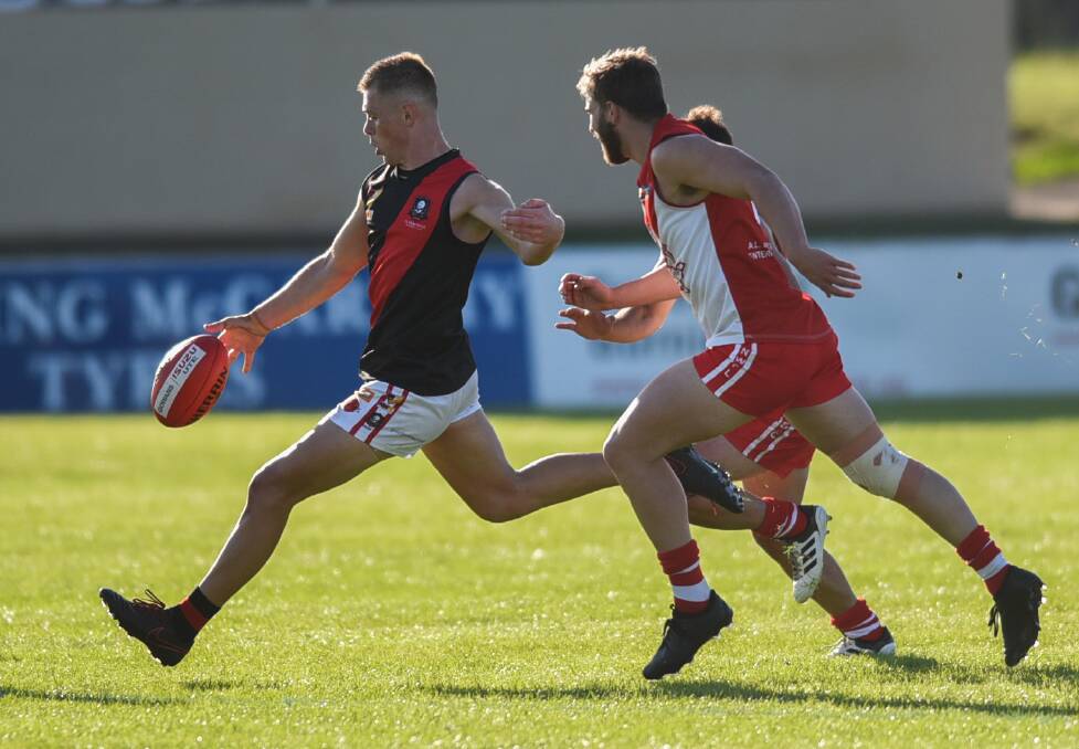 Ulverstone's Brandon Howard has been in good form of late despite his team's 2-3 record heading into Saturday's preliminary final. Picture: Paul Scambler.