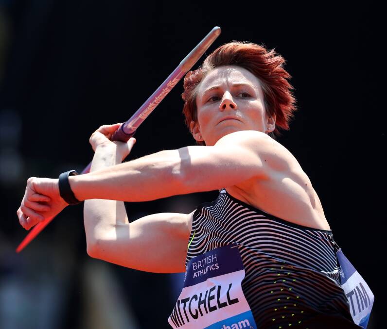 Throwing well: Australian javelin thrower Kathryn Mitchell continues to impress in the lead up to the Rio Olympics next month. Picture: Getty Images