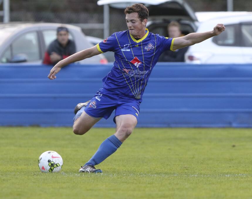 Rewarded: Centre back Joe Zupo was one of eight Devonport players selected in the NPL team of the year. Picture: Cordell Richardson.