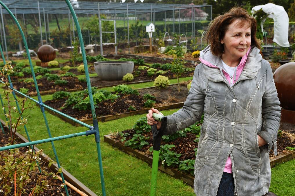 GARDENING GURU: Doris Rosenkranz at LillyPilly Organic Farm in Youngtown. The farm will host an open day early next year. Picture: Scott Gelston