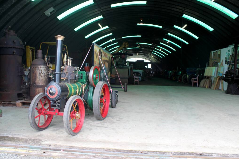 Some of the vehicles on display at Pearn's Steam World. 