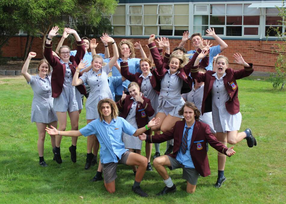 CAMBODIA BOUND: A group of 19 Riverside High School students will fly out of Launceston on Saturday on a month-long trip to Cambodia. Picture: Hamish Geale 