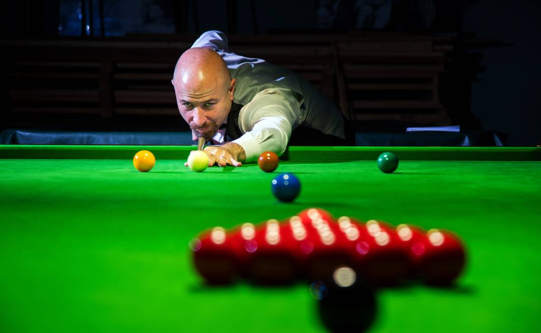 LINING IT UP: Three-time billiards world champion Robby Foldvari will bring his prowess to Launceston in May. Picture: Gary Sissons