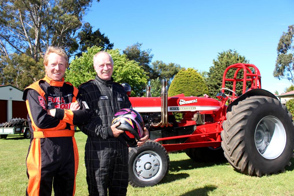 TRACTOR TEAM: Danny and Greg Saltmarsh will both compete in this year's Tractor Pull.