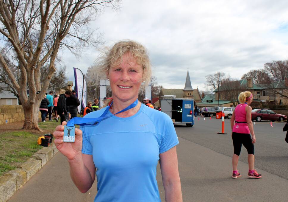 RACE STALWART: Oatlands runner Val Byers has competed at all 13 Ross marathons. Picture: Hamish Geale