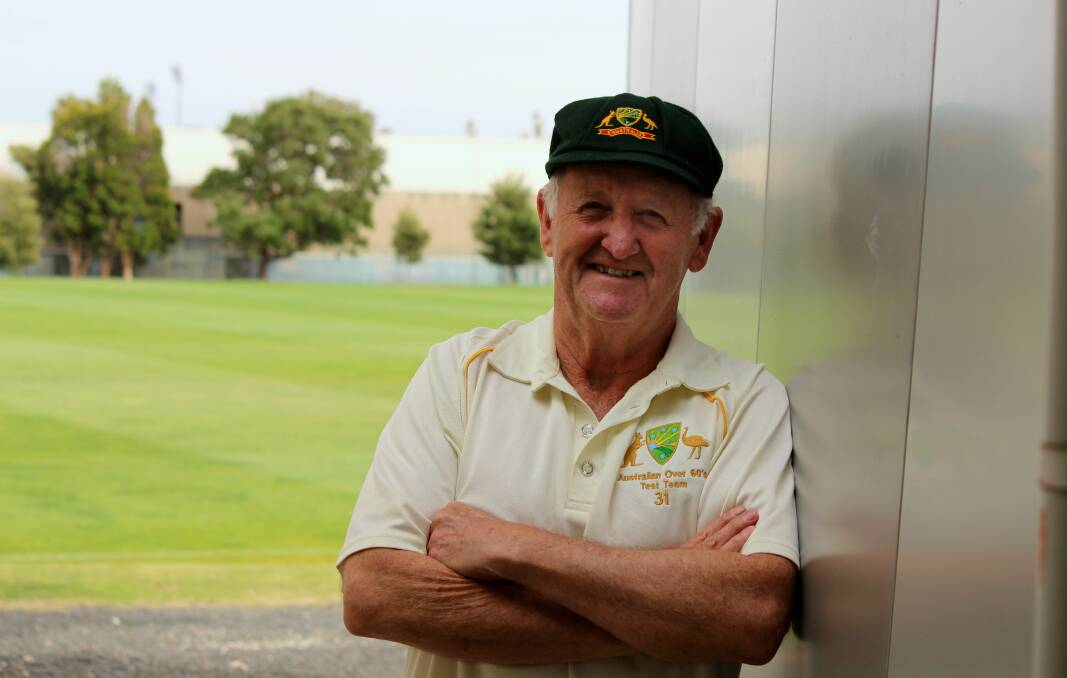 ON CALL: 70-year-old Sidmouth cricketer Roger Edmunds will line up for Australia in an over-70 ODI series against England in March. Picture: Hamish Geale