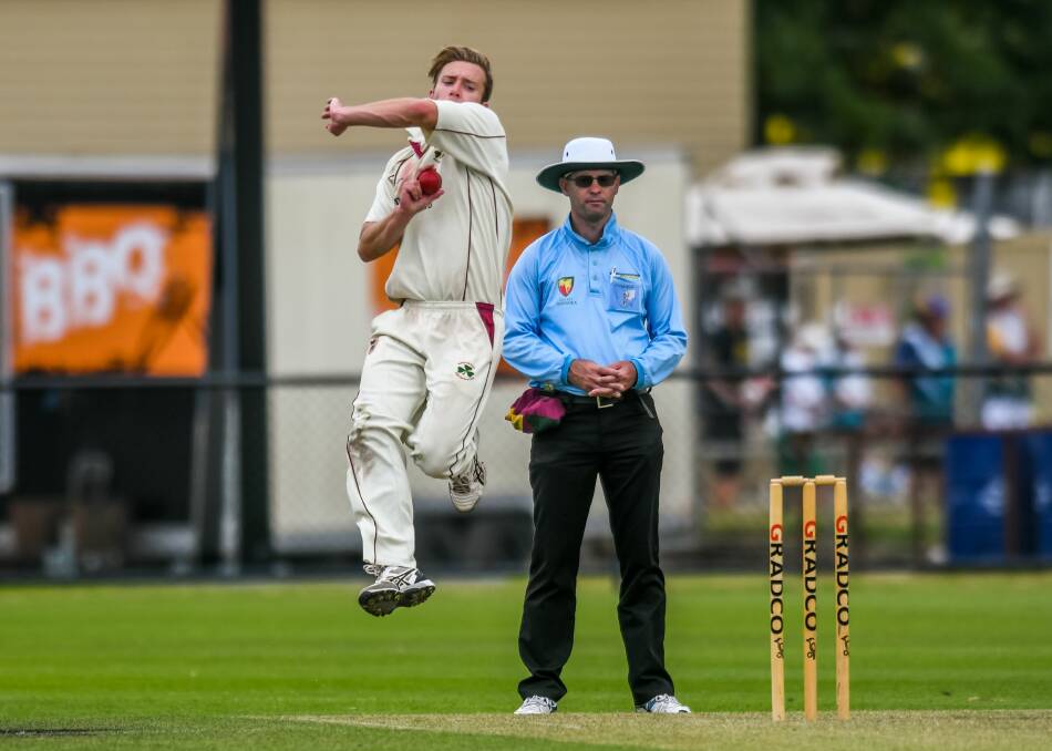 ELEVATION: Westbury all-rounder Richard Howe. The Shamrocks could secure a home final should they beat Launceston this round. 