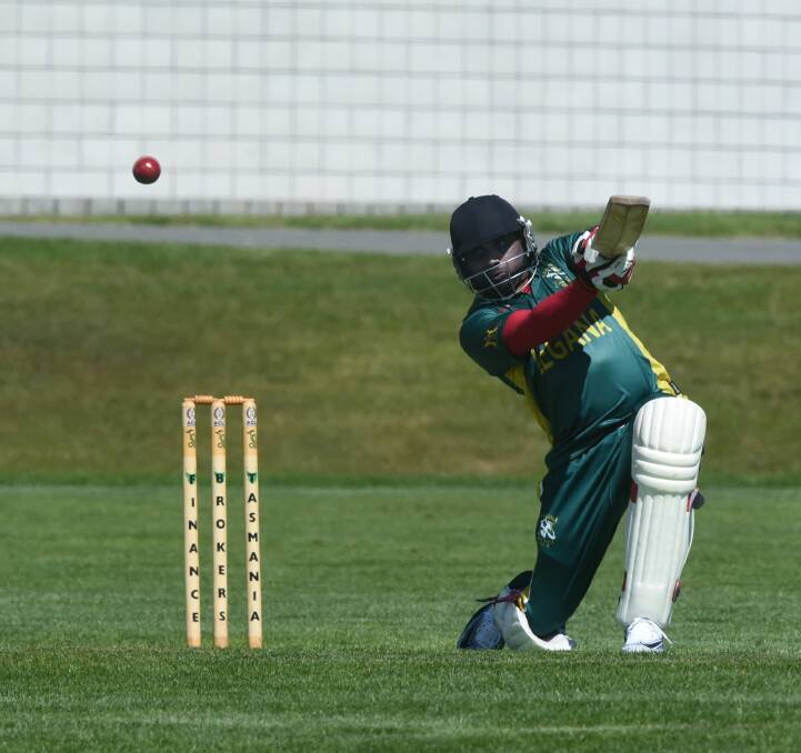 ON THE UP: Durhams opener Amal Ra scored a well-made 22 before falling to ACL all-rounder Simon Chappell. 