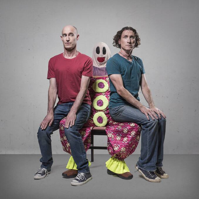 EVERGREEN: Australian comedy act The Umbilical Brothers will perform at The Princess Theatre on July 16. Tickets are available from Theatre North. Picture: Supplied 