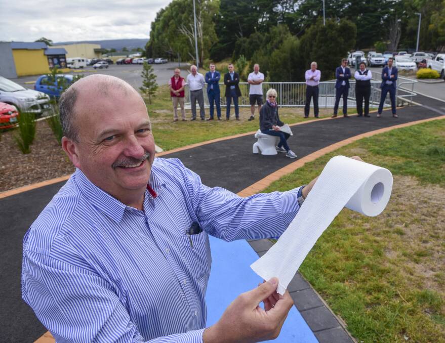 ROLLOUT: Southern Launceston Community Development Committee chairman Alan Harris says there is a dire need for a public toilet in Kings Meadows. Picture: Paul Scambler 