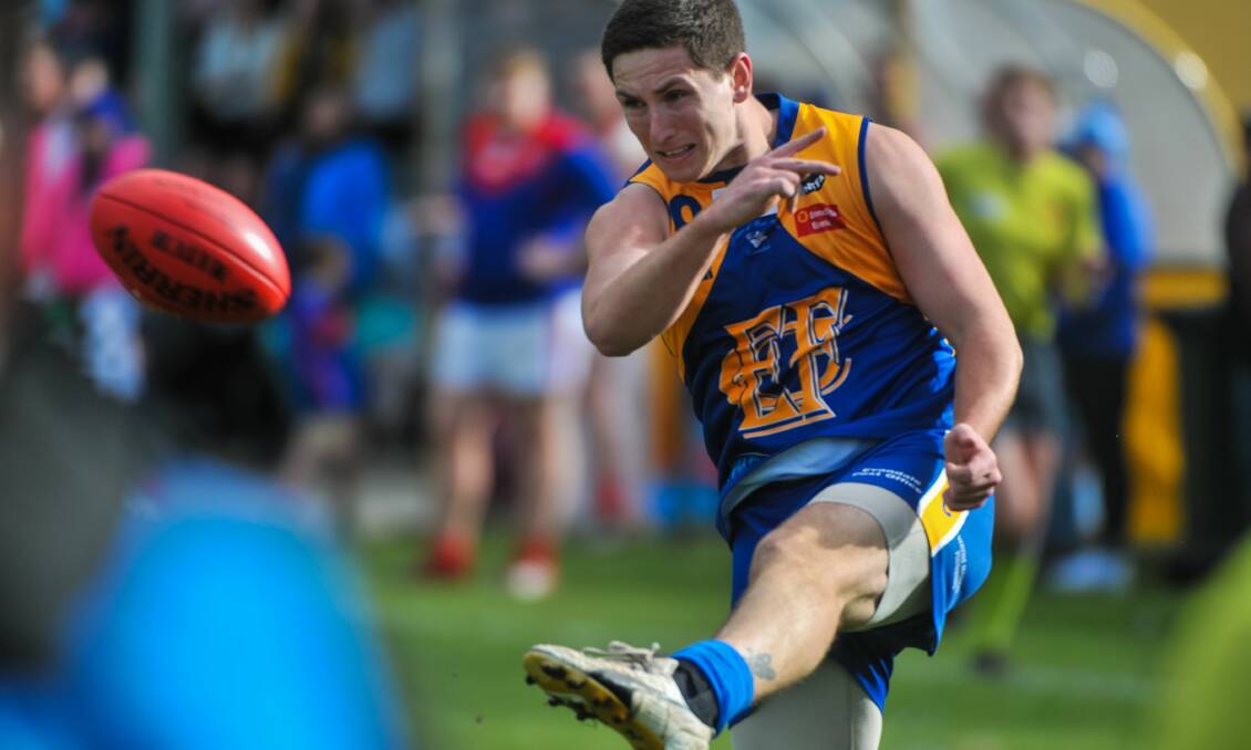 GOOD NEWS STORAY: Evandale footballer James Storay will take over the coaching reins from Anthony Axton in 2018. 
