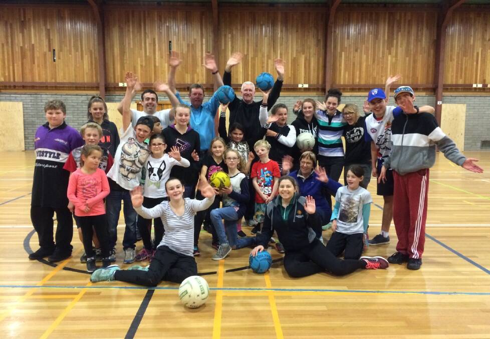 HAVING A BALL: Participants get into the spirit at Wednesday's Active Deaf Kids program. Picture: Supplied