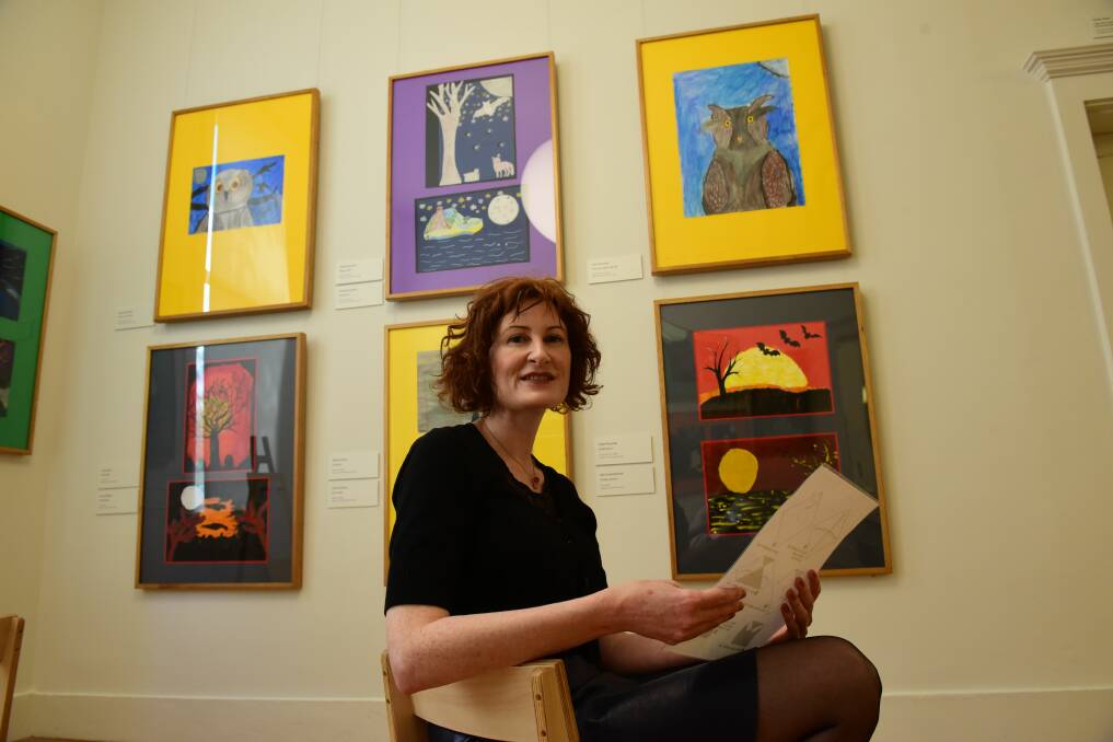 ART PATH: ArtStart curator Kate Collins. The exhibition features pieces from 15 schools across the state's North. Picture: Paul Scambler 