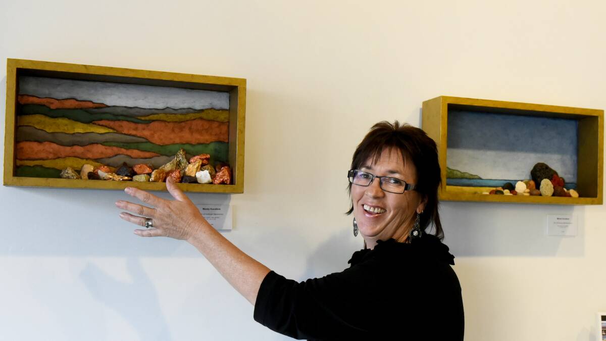 Mandy Hunniford contributed three pieces to the 30x30 exhibition. 