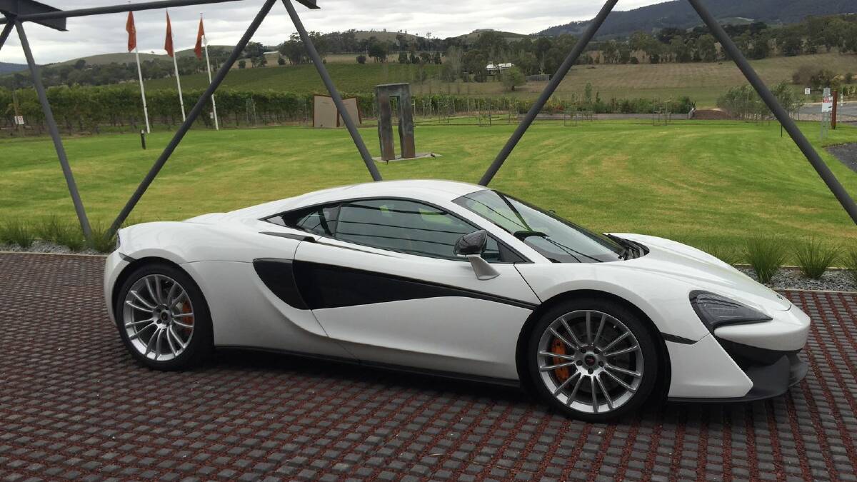 POPULAR: A new McLaren 540C, believed to be the only one of its kind in the Southern Hemisphere, was one of the major draw cards at last weekend's festival. Picture: Supplied