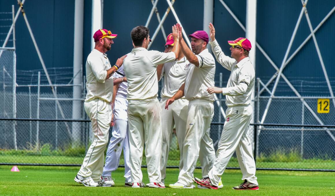 HIGH-FIVES: Mowbray did well to dismiss Riverside for 156 before losing 5-56 late in the day. 
