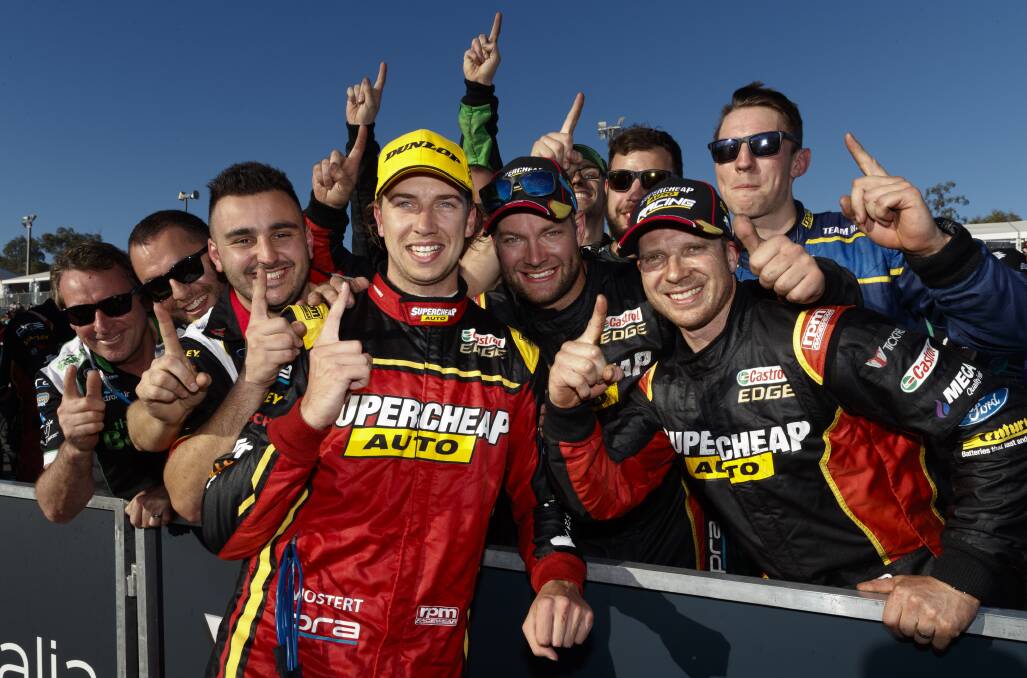 THRILL OF THE CHAZ: 2014 Bathurst 1000 winner Chaz Mostert has paid tribute to his mum ahead of his visit to Tasmania. Picture: Fairfax Media