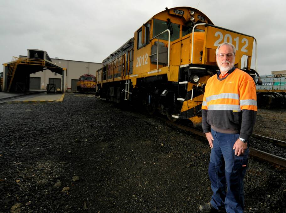 TAKING RESPONSIBILITY: Tasrail operations supervisor David Payne says motorists have a responsibility to be alert and aware at level crossings. 
